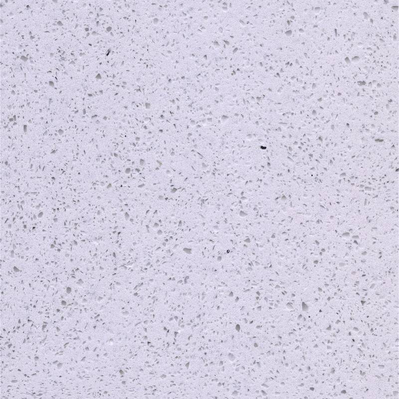 Patterned Decorative High-Performance white crystal artificial marble for kitchen countertops