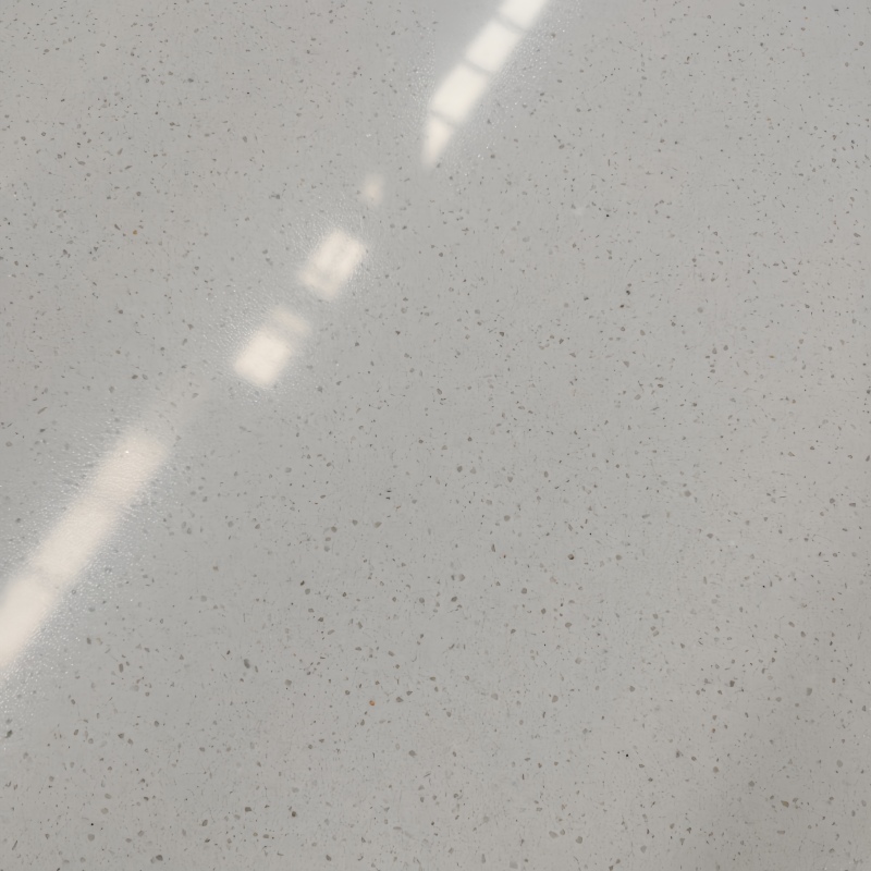 Commercial White Artificial Marble polished surface detail for interior projects