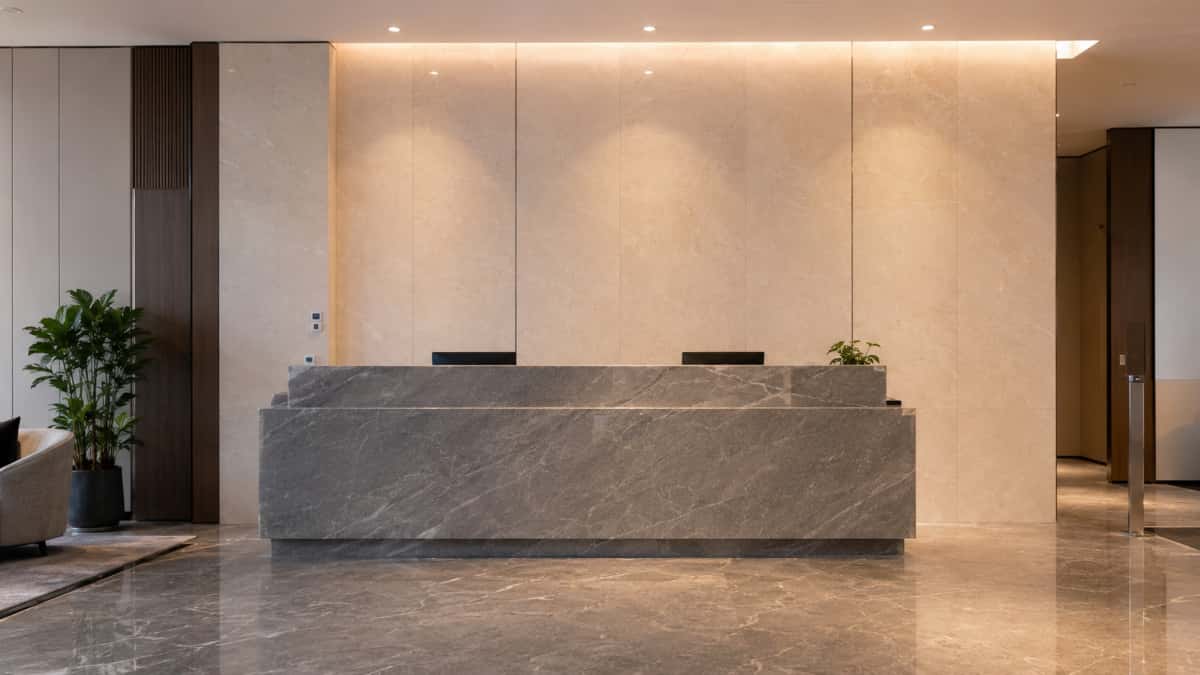 Completed commercial stone project reference for international buyers