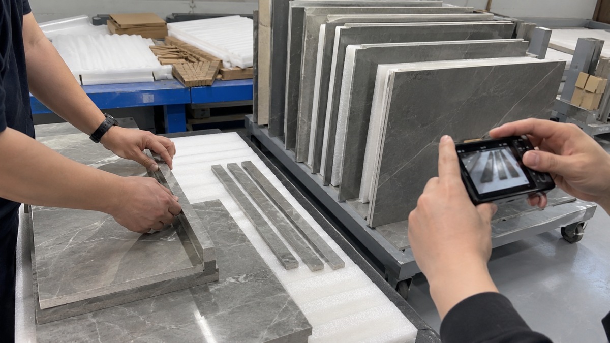  Stone export packing and pre-shipment check for international project supply