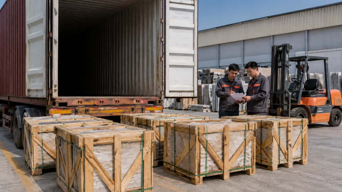 Buyers Should Remember before container loading in Aoli Stone