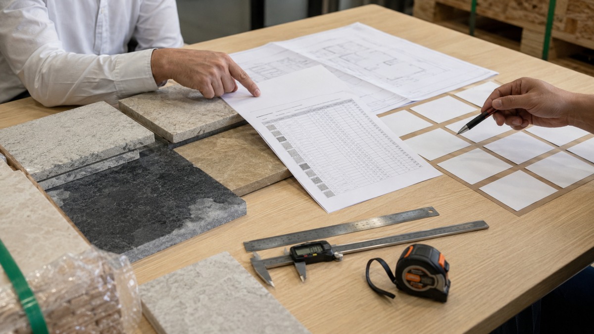 Stone packing list and label version control for phased project delivery